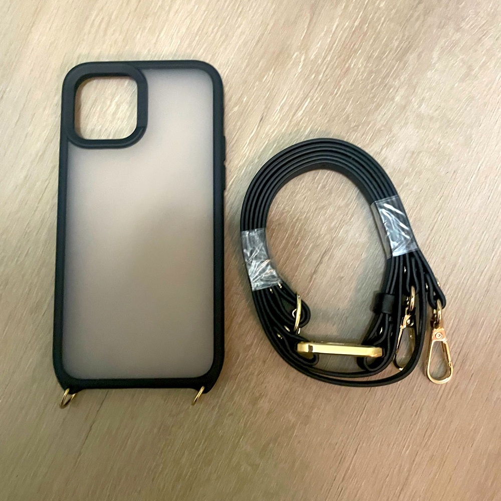 Iphone 12pro phone holder with strap NWOT